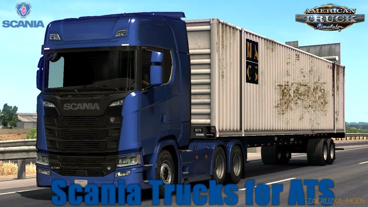 Scania Trucks for ATS v1.5 (1.30.x) for ATS