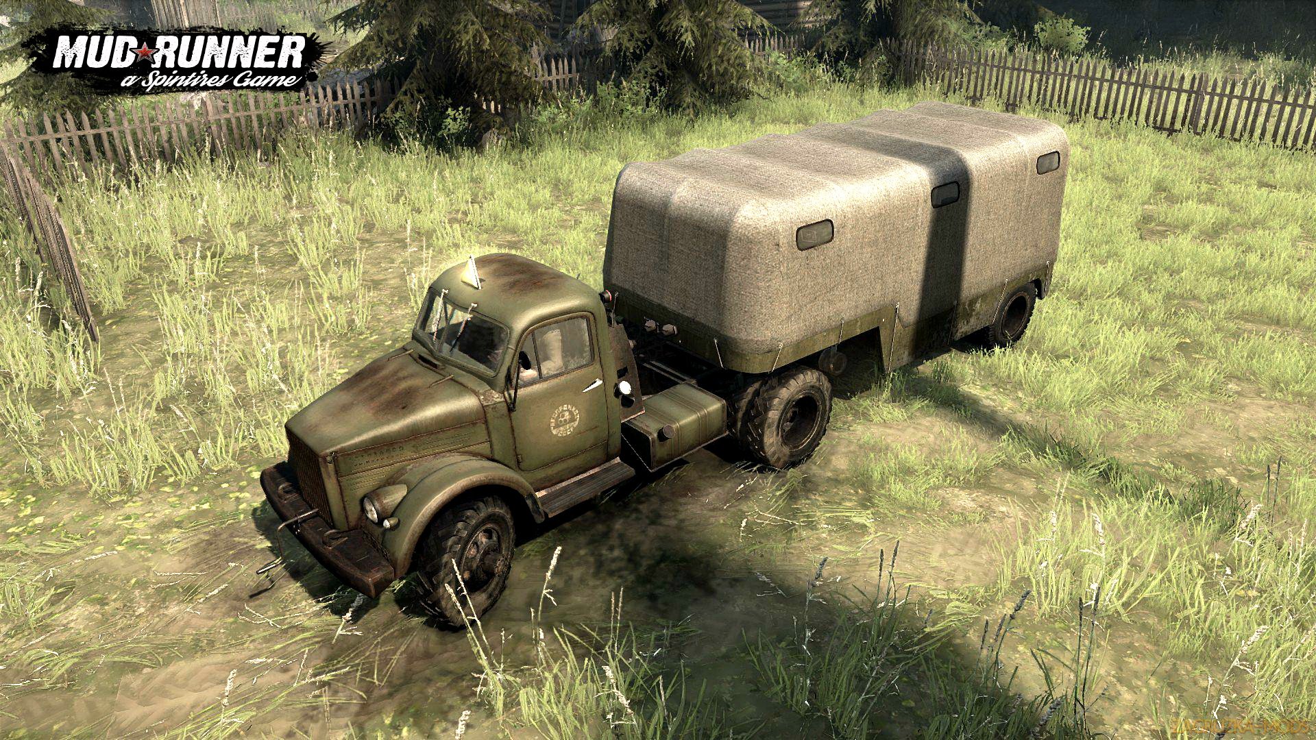 GAZ 63P v1.0 (v11.12.17) for Spin Tires: MudRunner