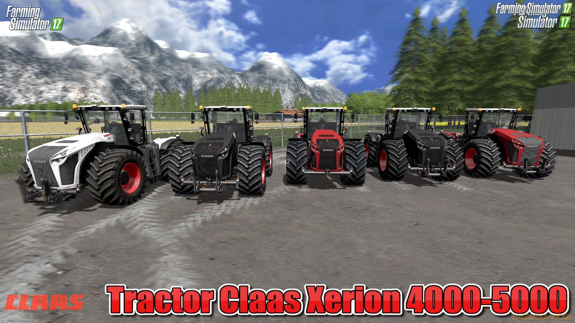 Claas Xerion 4000-5000 (3rd generation) v6.0 for FS 17
