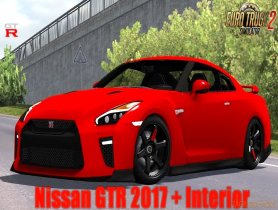 Nissan GTR 2017 v1.0 by KadirYagiz (1.30.x) for ETS 2