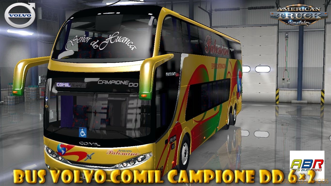 Bus Volvo Comil Campione DD 6×2 v1.0 (1.30.x) for ATS