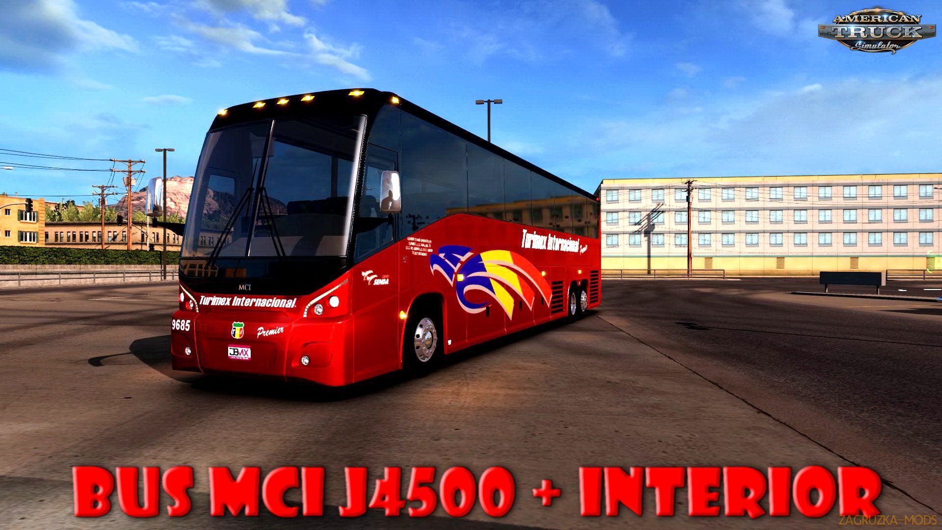 Bus MCI J4500 + Interior v1.0 by DBMX (1.30.x) for ATS