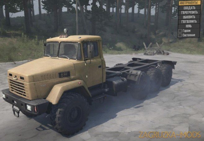 KrAZ-7140 v1.0 (v29.01.18) for Spin Tires: MudRunner KrAZ-7140 v1.0 (v29.01.18) for Spin Tires: MudRunner
