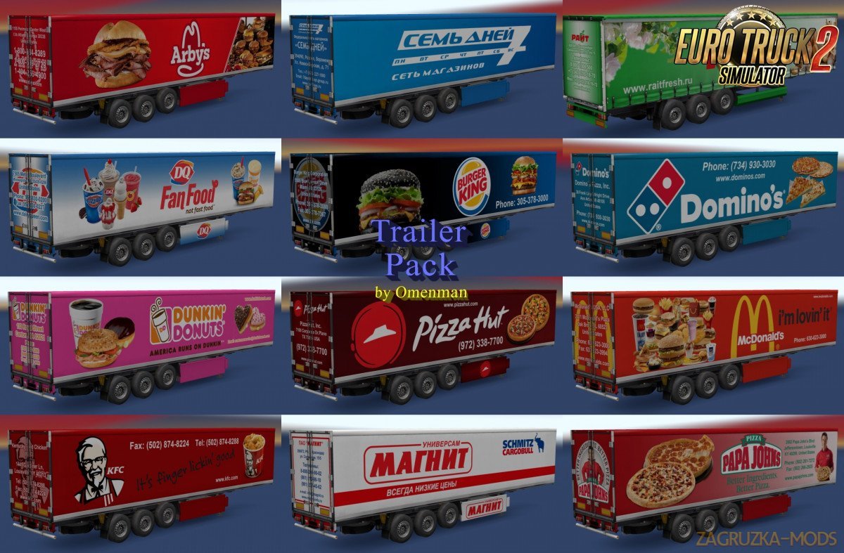 Trailer Pack Foods v2.0 by Omenman