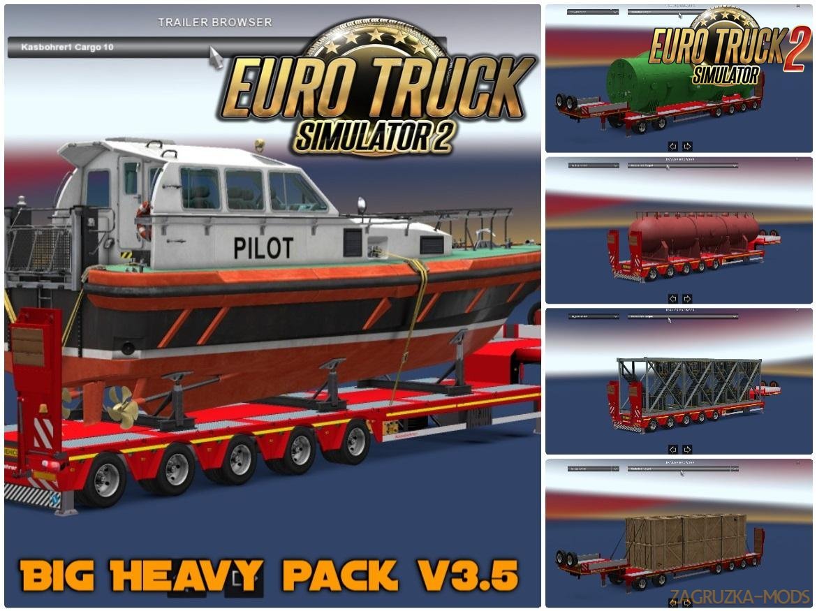 Big Heavy Pack v3.5 for Ets2