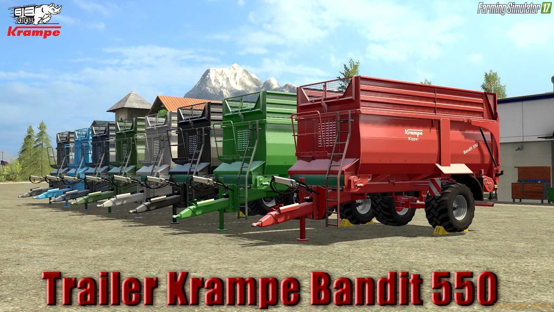 Krampe Bandit 550 v1.0 for FS 17
