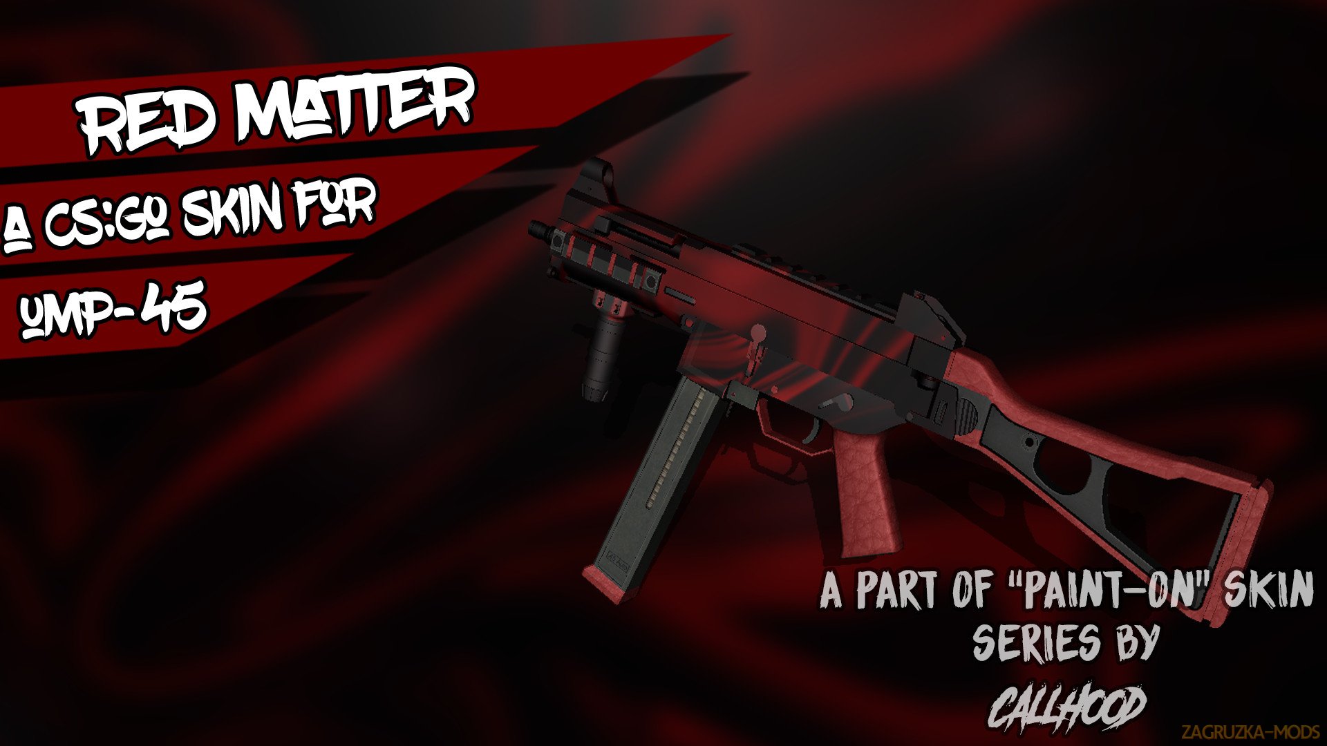 Red Matter Skin for UMP45 v1.0 for CS:GO