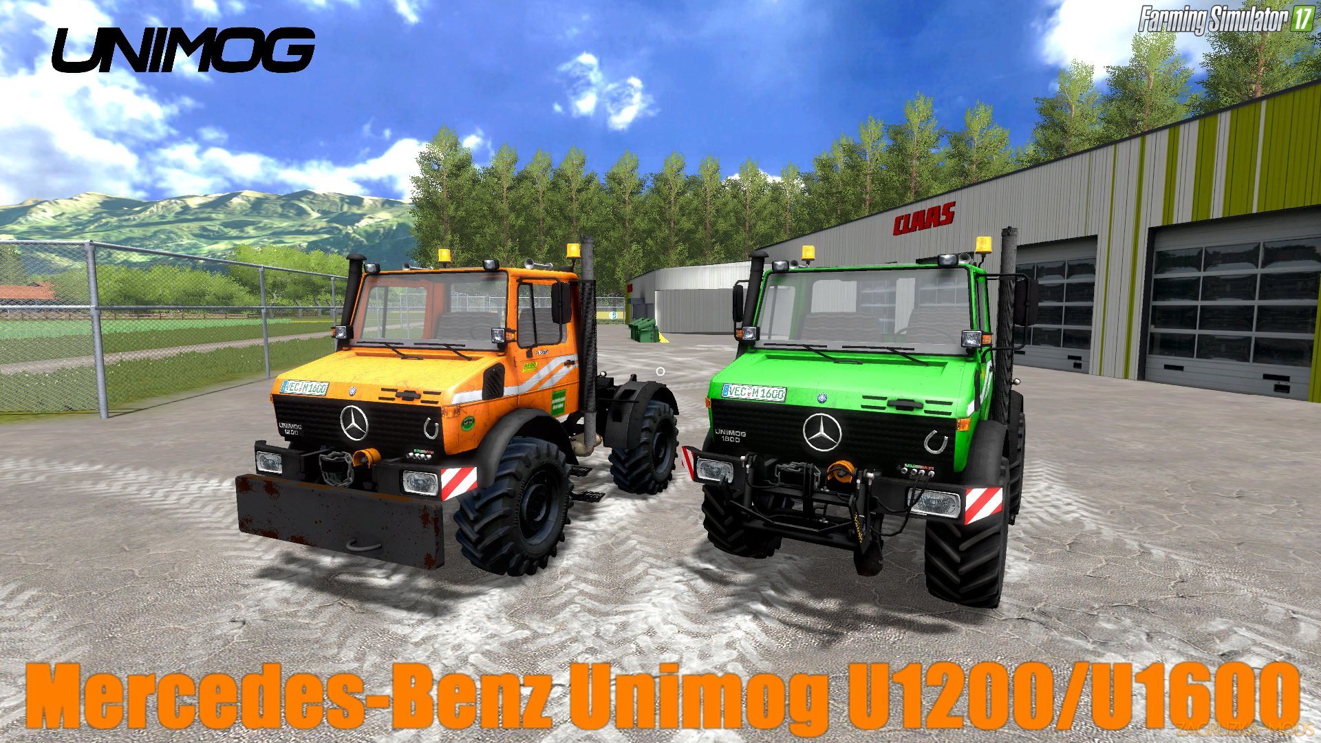 Mercedes-Benz Unimog U1200/U1600 v2.0 for FS 17