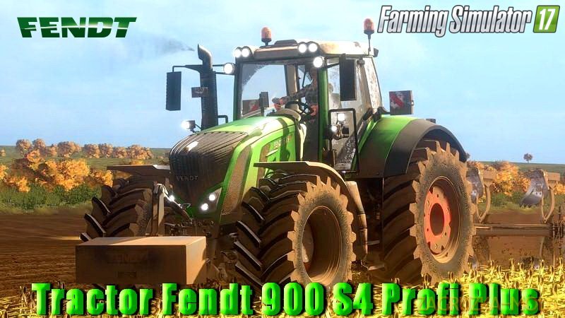 Fendt 900 S4 Profi Plus v1.0 for FS 17