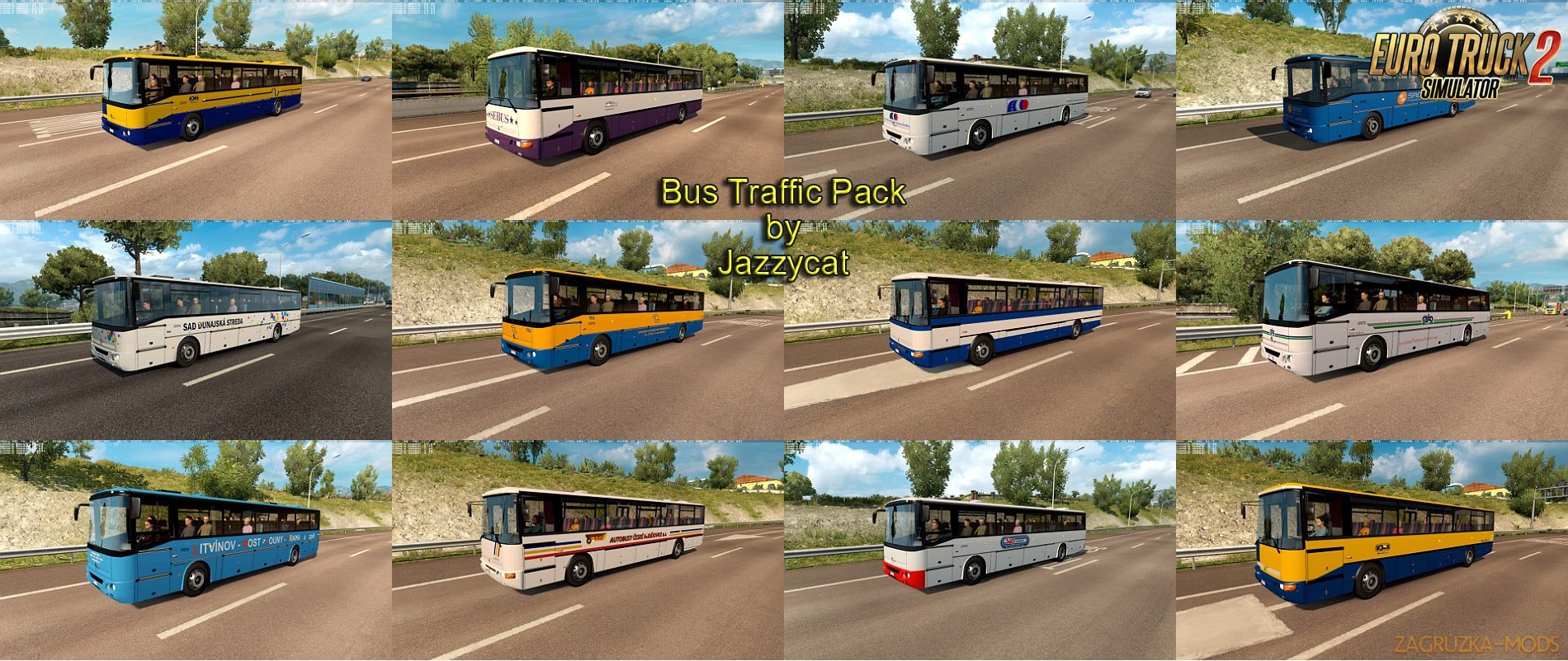 Bus Traffic Pack v3.9 by Jazzycat