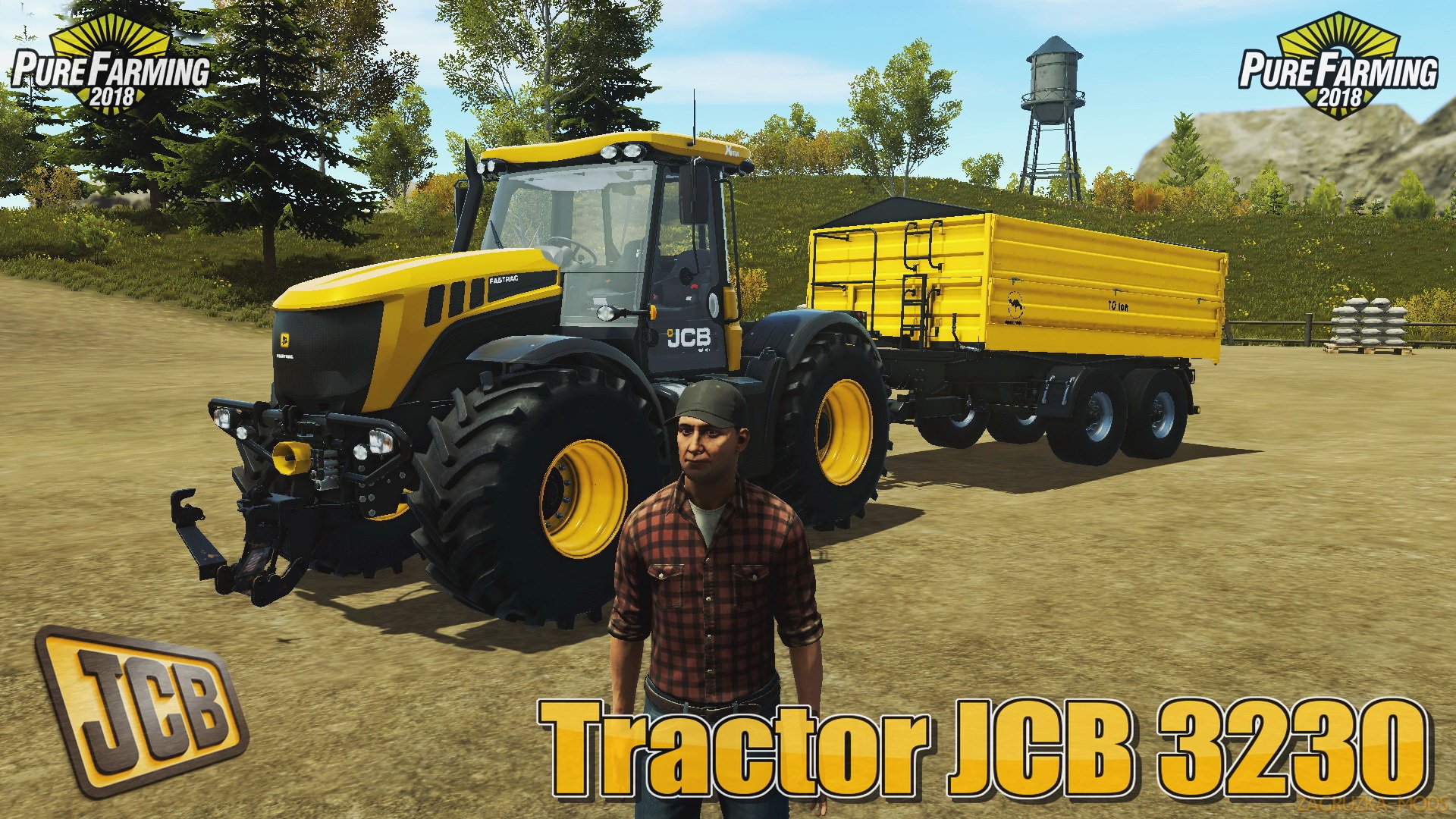 Tractor JCB 3230 v1.0 for Pure Farming 2018