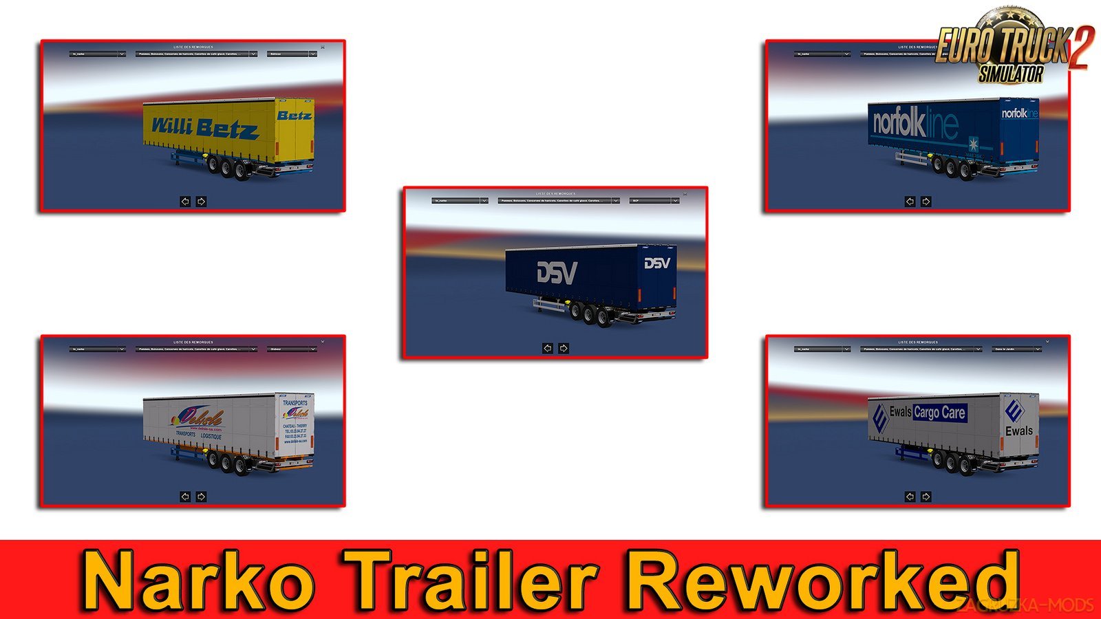Narko trailer reworked v1.30 for Ets2