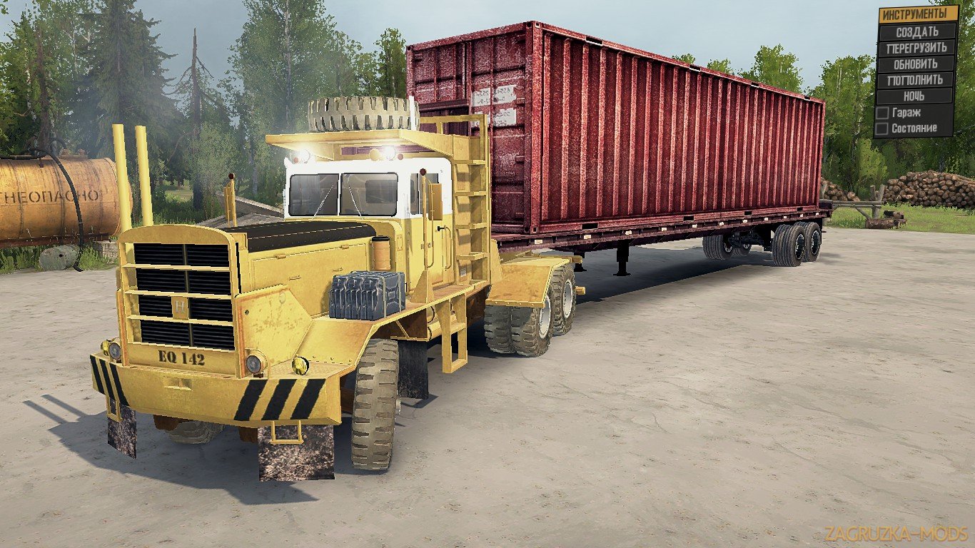 Hayes EQ 142 v2.0 (v29.01.18) for Spin Tires: MudRunner