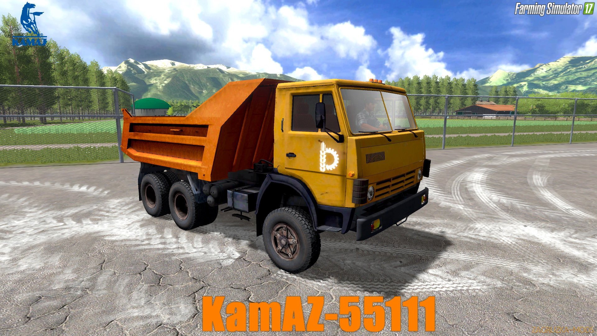 KamAZ-55111 Tipper Truck v1.0 for FS 17