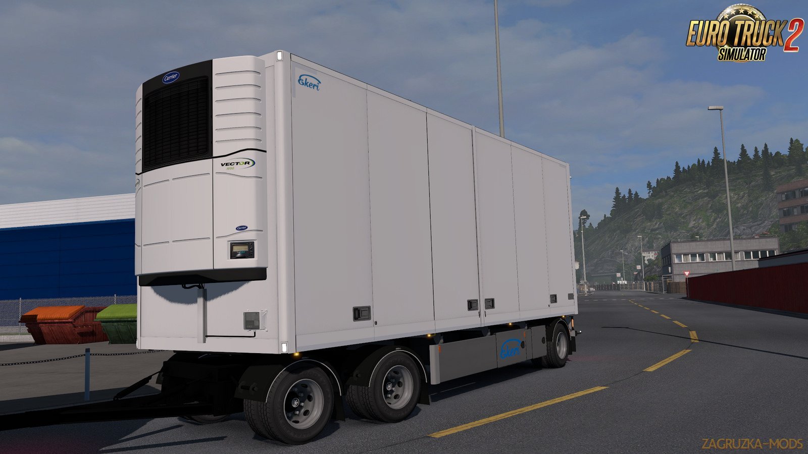 Ekeri Tandem trailers ADDON by Kast for Ets2