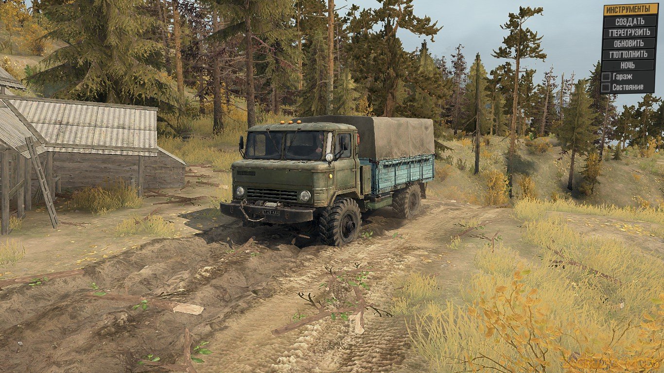 Big River 2 Map v1.0 for SpinTires: MudRunner