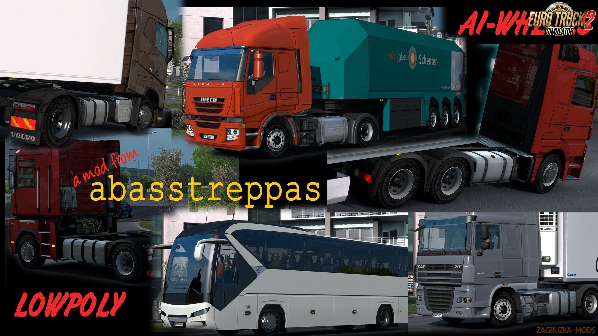 New wheels for all AI-trucks v1.02 for Ets2