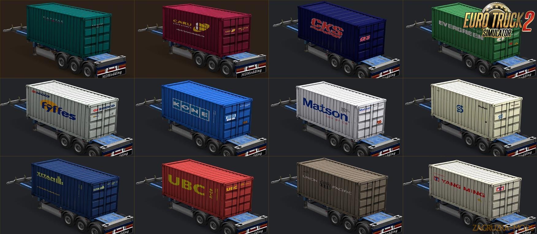 Containers of real companies v02 for Ets2