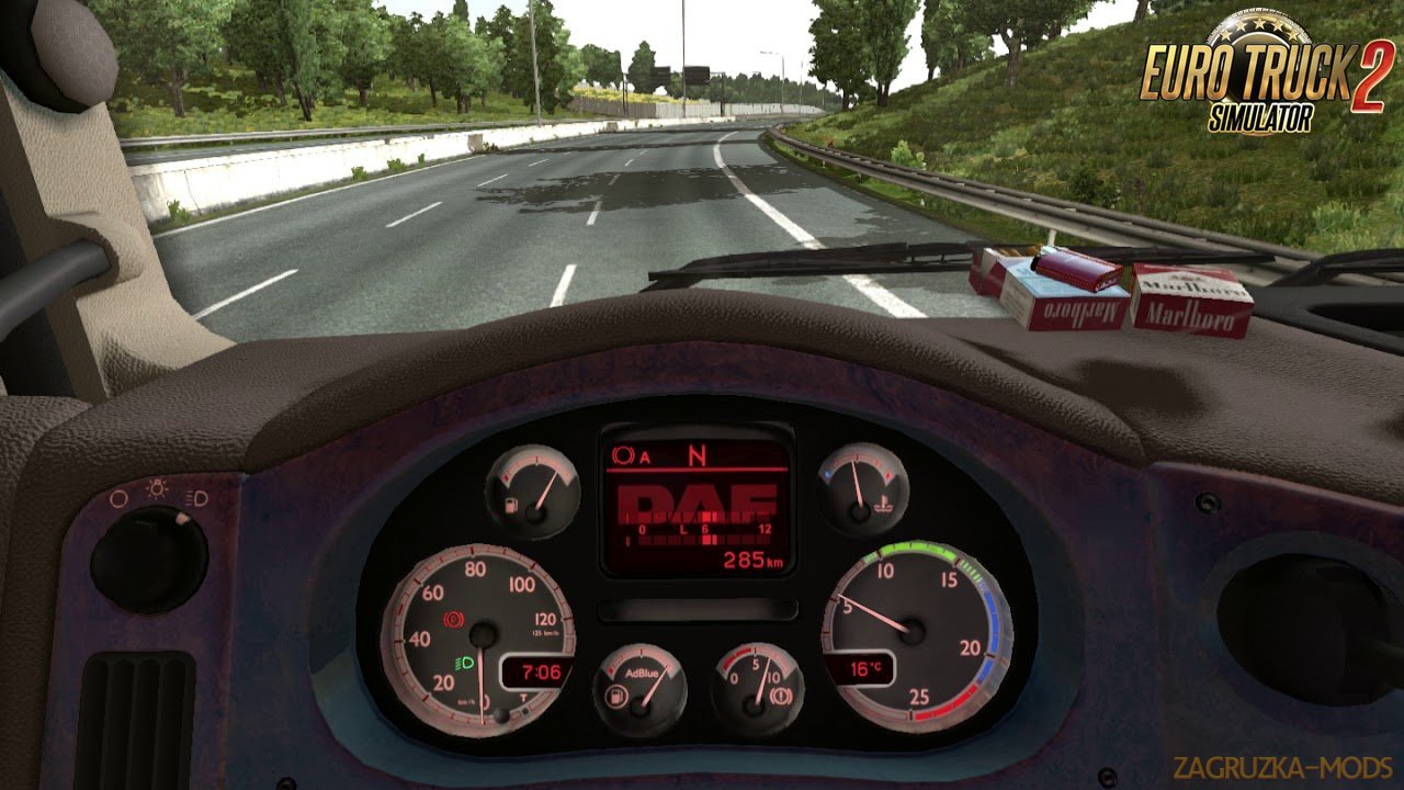 New Custom Dashboard for DAF XF 105