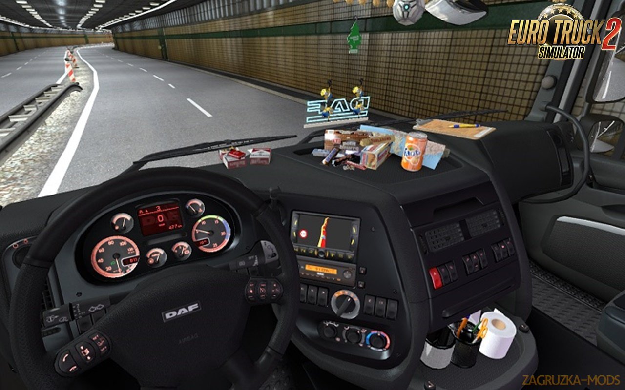 DAF XF 105 interior+sound+dashboard by Piva