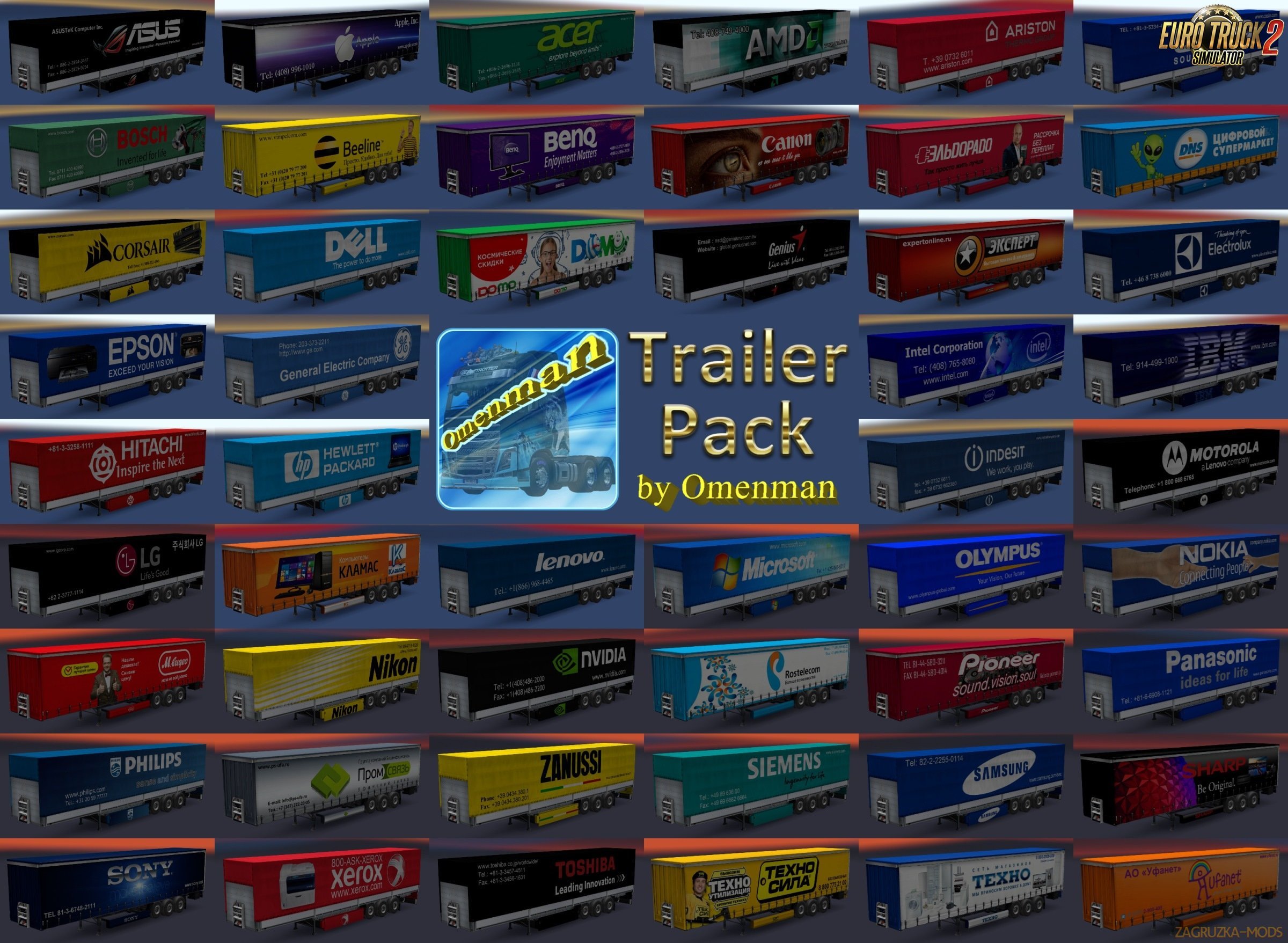 Trailer Pack Electronics v.1.03.00 for Ets2