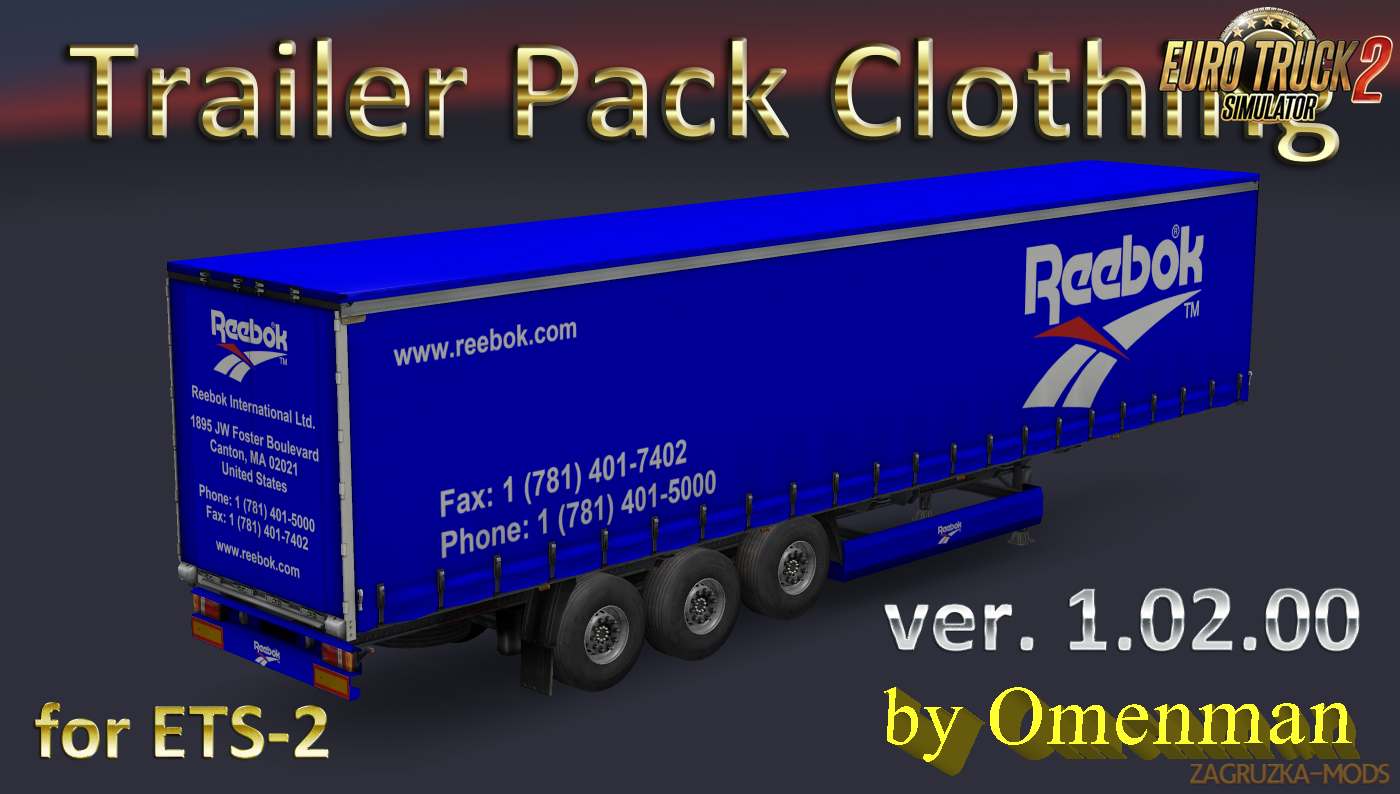 Trailer Pack Clothing v.1.02.00 for Ets2