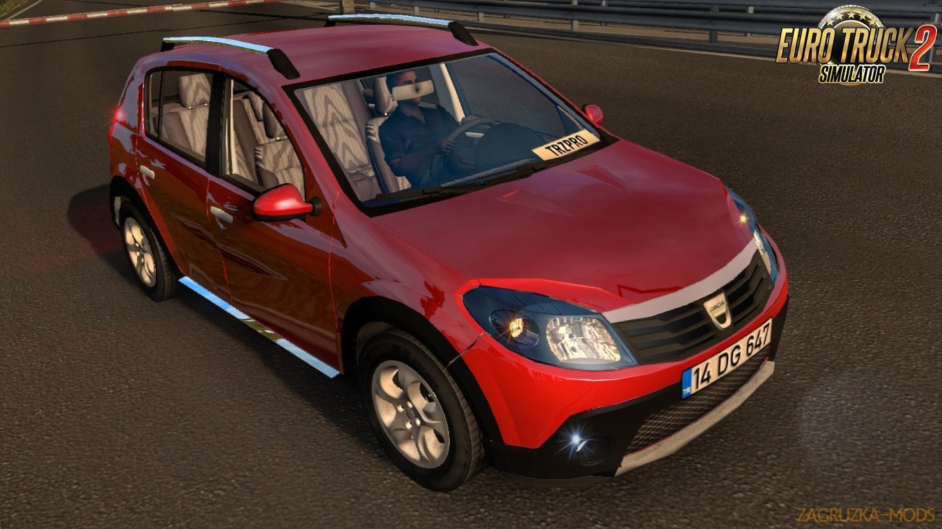 Dacia Sandero 2010 + Interior v1.6 (1.40.x) for ETS2