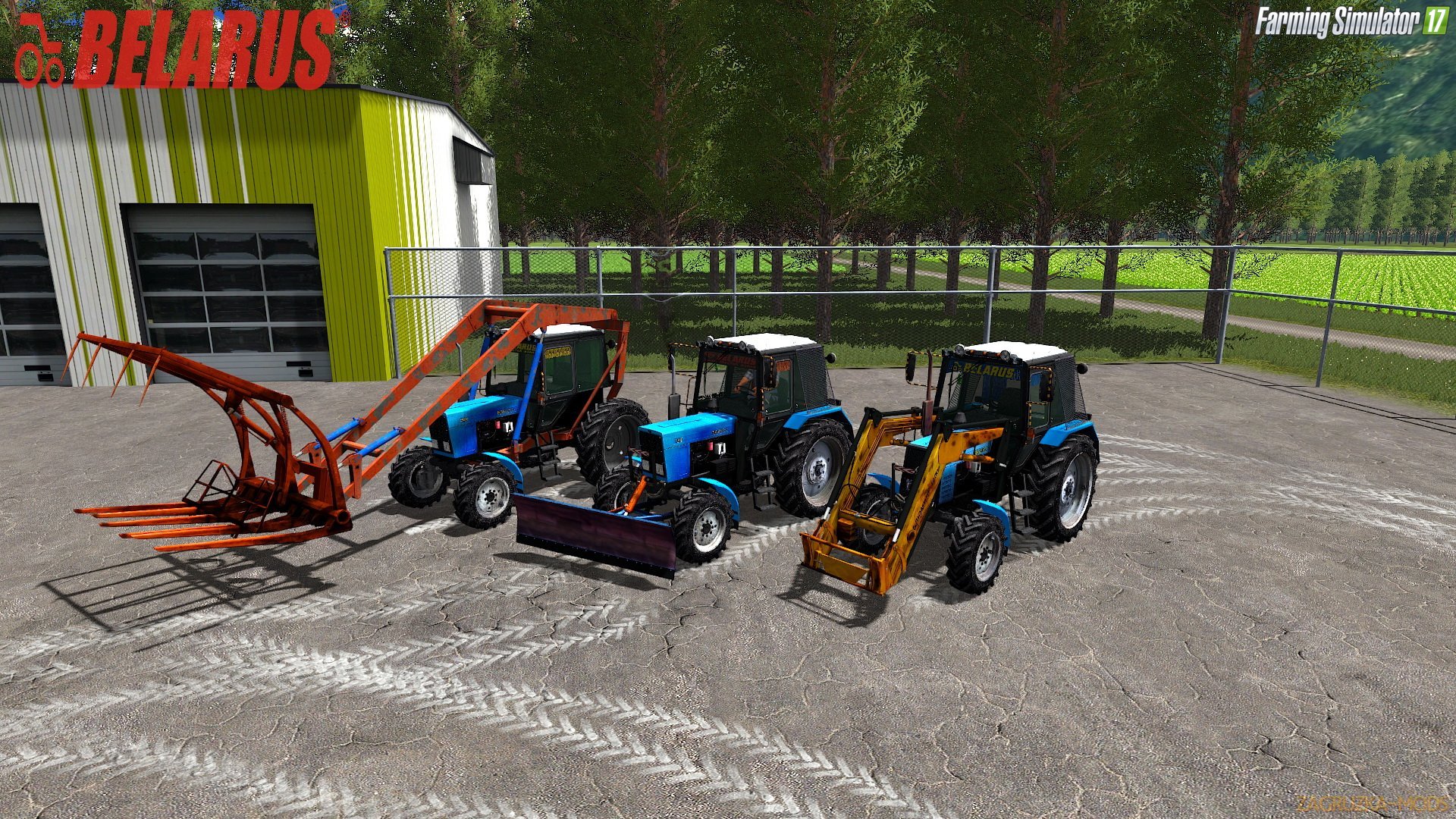 MTZ Belarus Tractors Pack (More Realistic) v1.0 for FS 17 MTZ Belarus Tractors Pack (More Realistic) v1.0 for FS 17