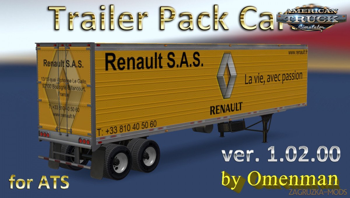 Trailer Pack Cars v 1.02.00 by Omenman