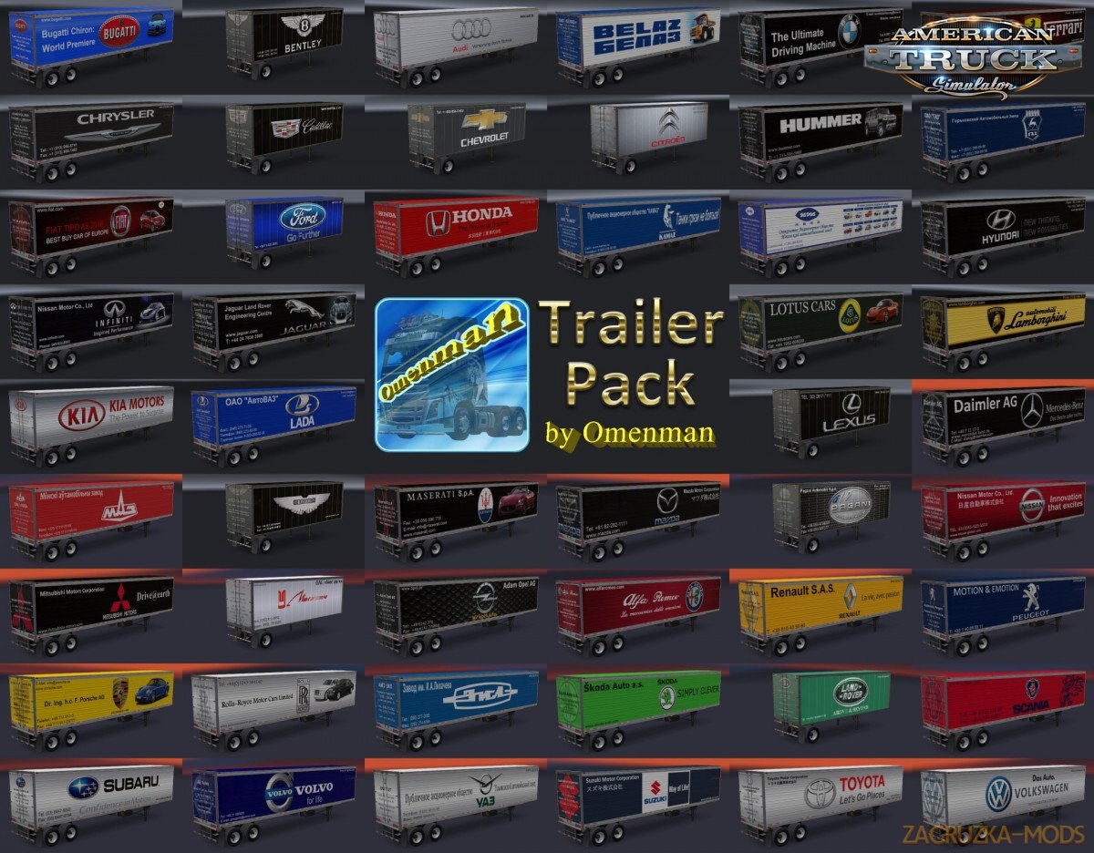 Trailer Pack Cars v 1.02.00 by Omenman