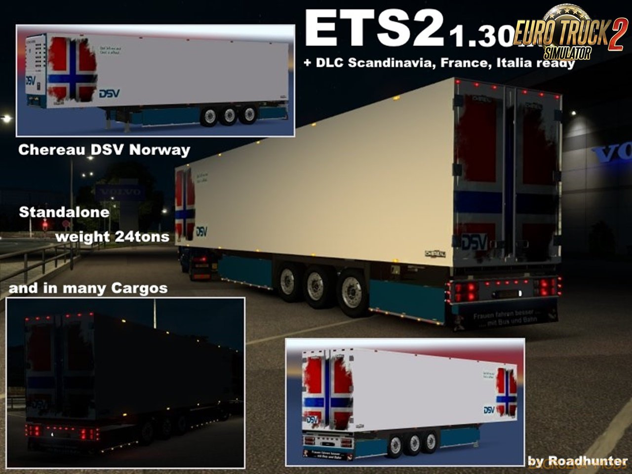 Chereau DSV Reefer v3 for Ets2 Chereau DSV Reefer v3 for Ets2