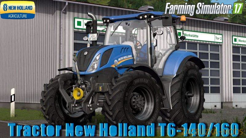 New Holland T6-140/160 4B v1.1 for FS 17