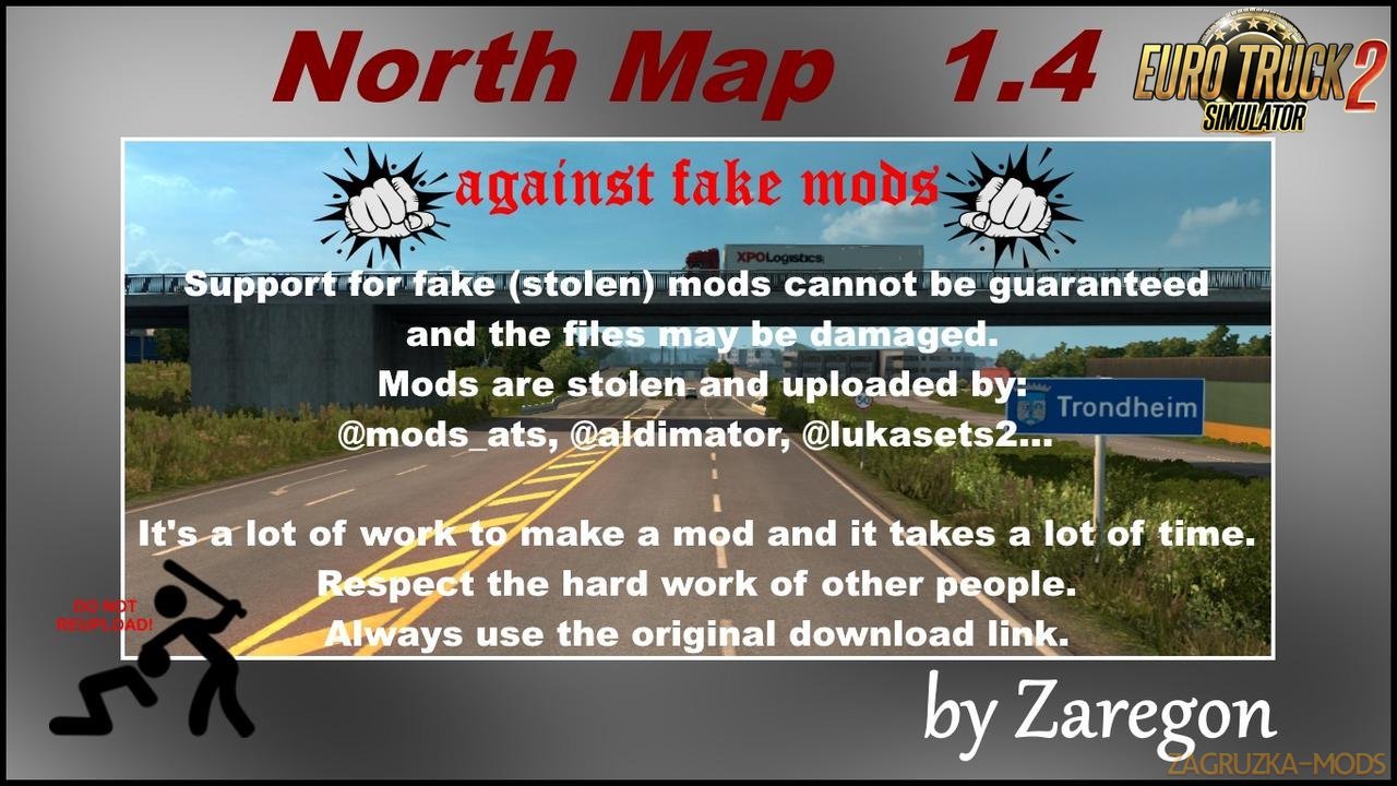 North Map v1.4 for Ets2