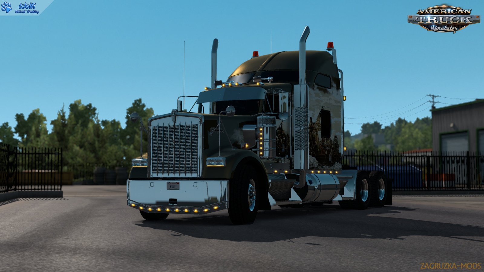 Kenworth W900B + Interior v1.2.3 by GTM Team (1.39.x) for ATS