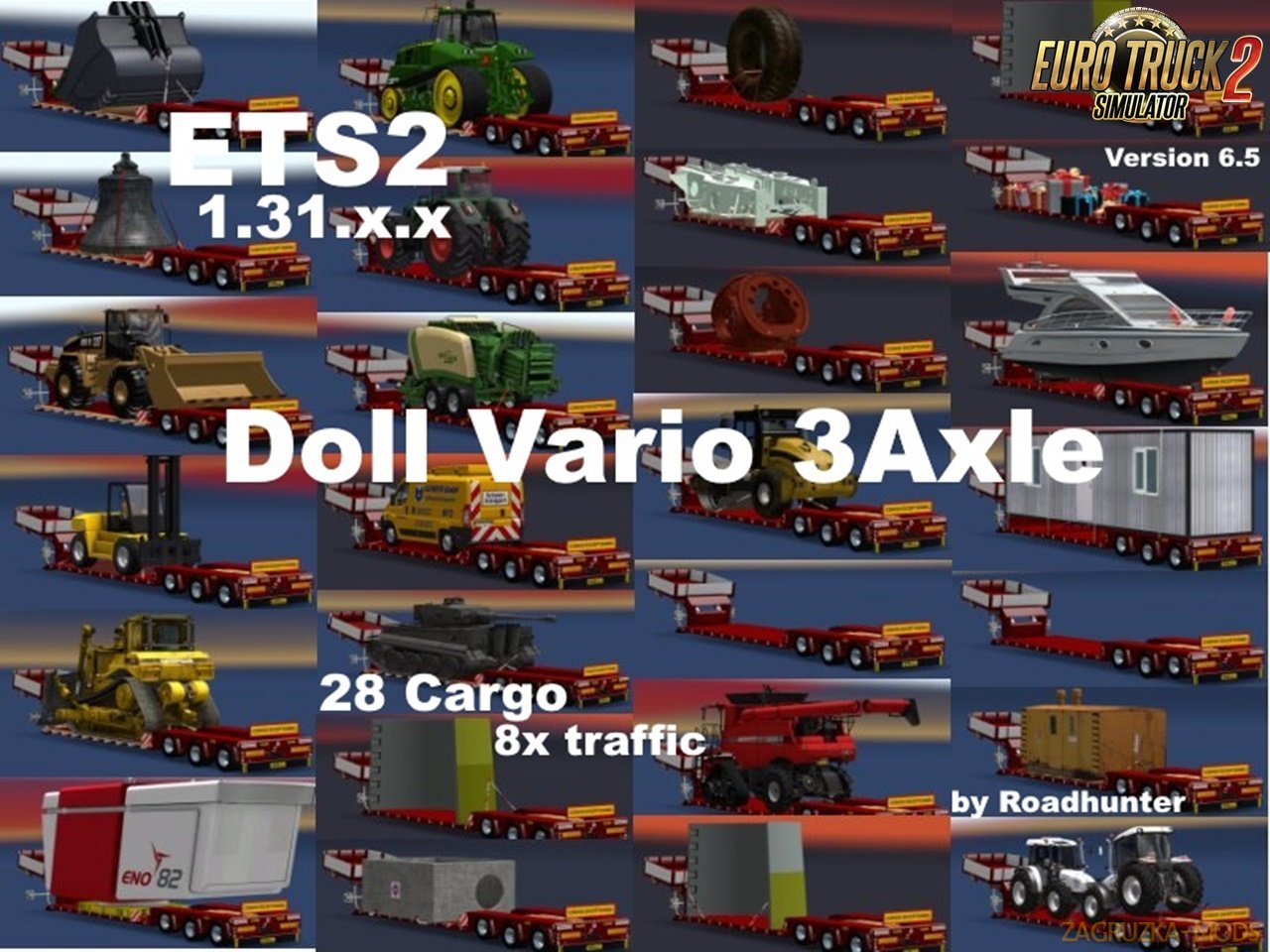 Doll Vario 3Achs with new backlight and in Traffic v6.5.1 by Roadhunter