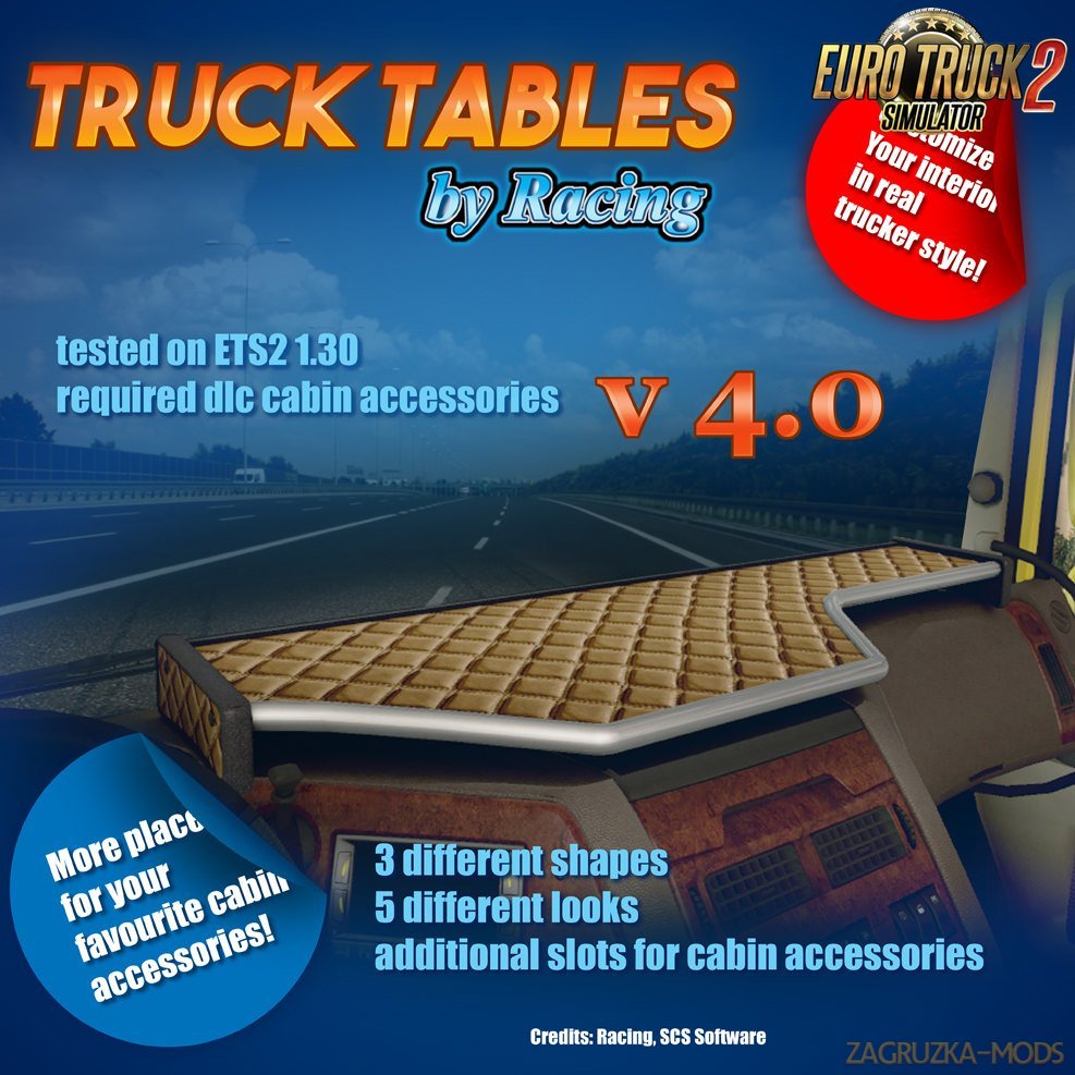 Truck Tables v4.0 by Racing