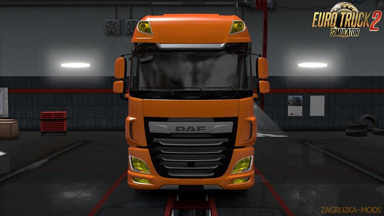 Yellow Lights for DAF