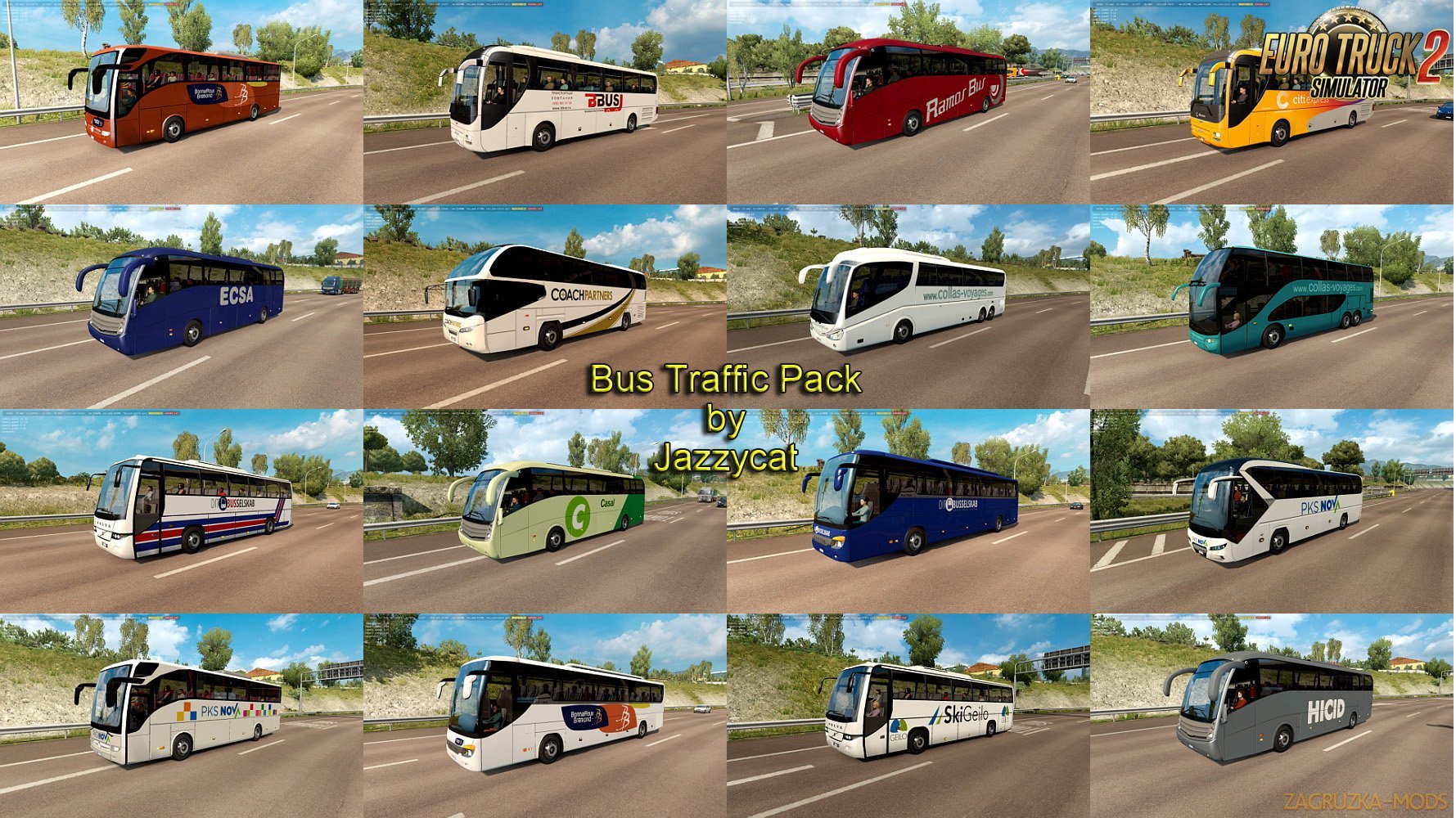 Bus Traffic Pack v4.2 by Jazzycat