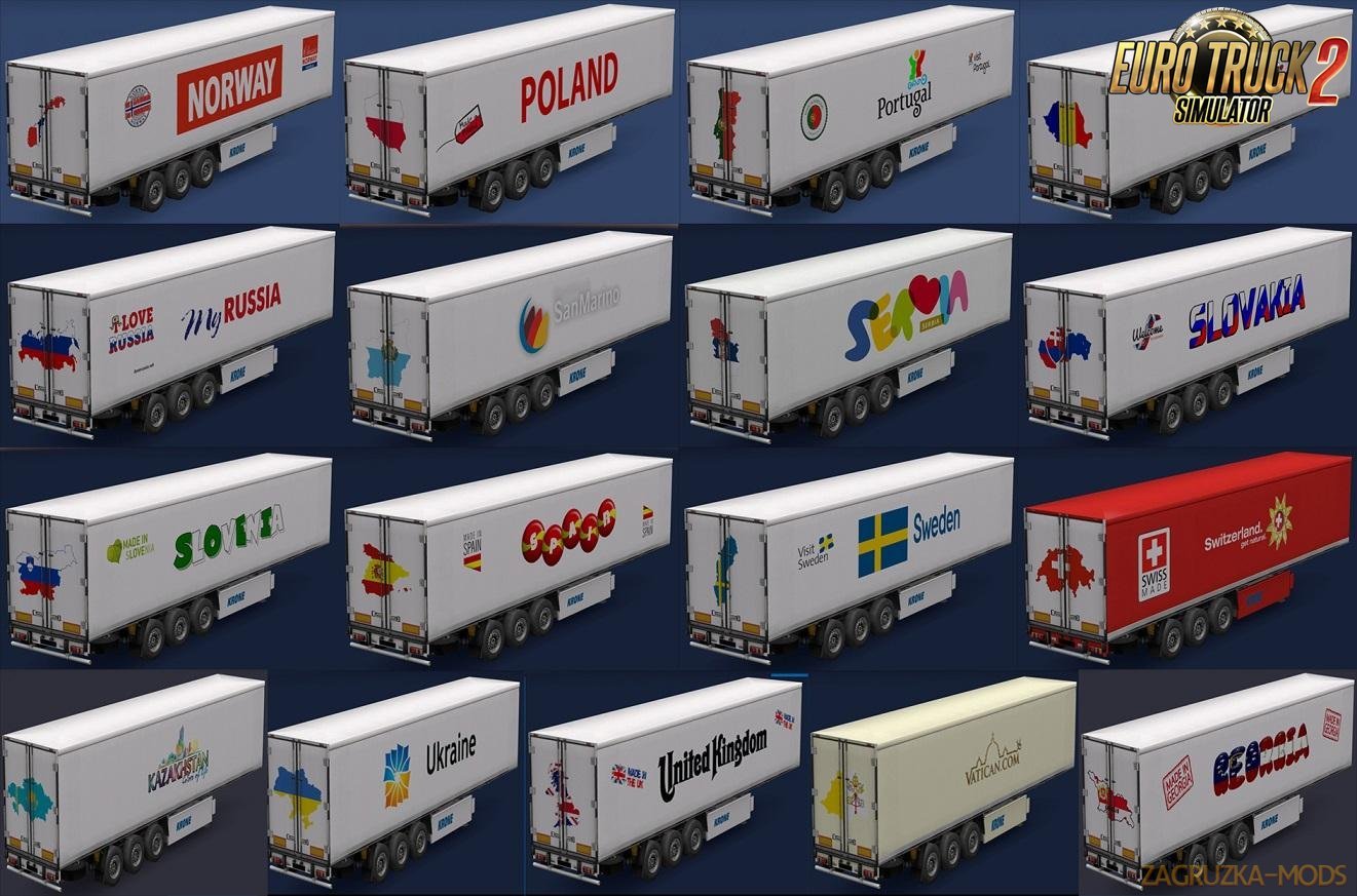 Trailers of all European Countries for Ets2