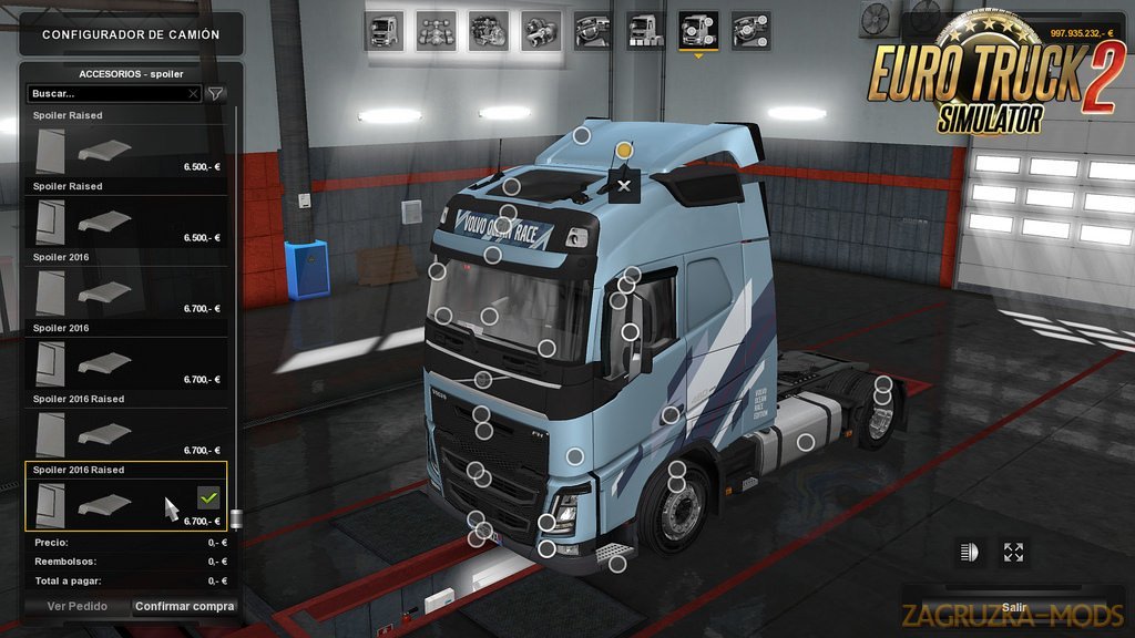 Low deck chassis addon for Eugene Volvo FH v1.0  by Sogard3