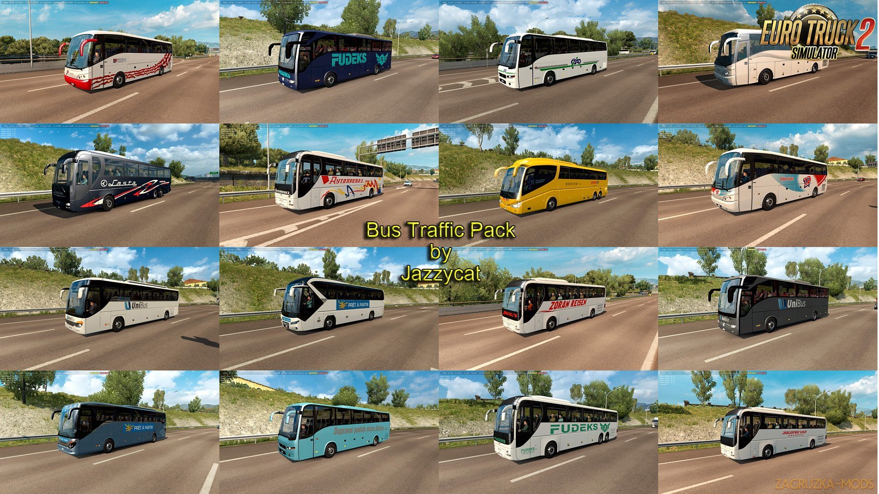 Bus Traffic Pack v4.3 by Jazzycat