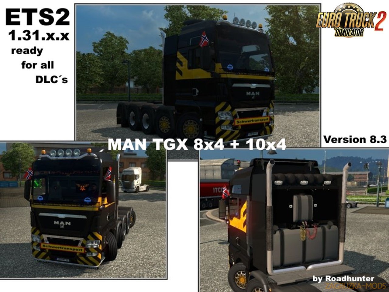 MAN TGX  8x4  10x4 v8.3 (1.31.x)