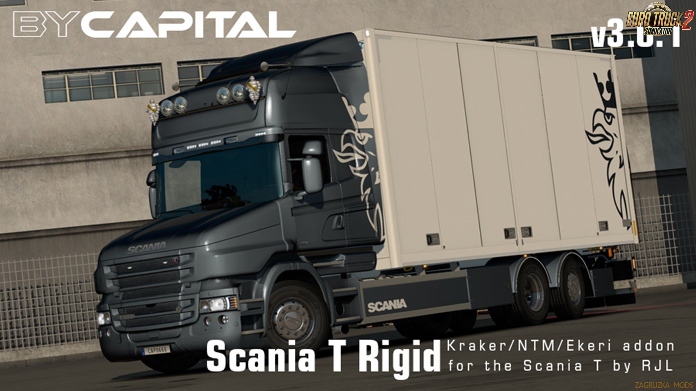 Rigid chassis for RJL Scania T & T4 (Kraker/NTM/Ekeri) v3.0.1 - ByCapital