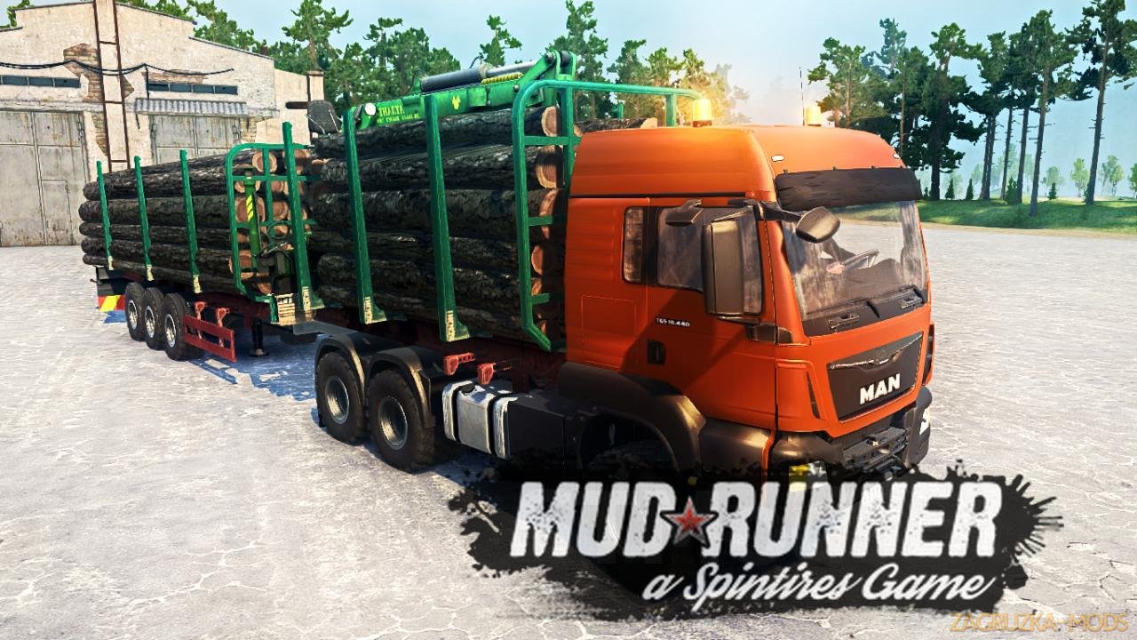 MAN TGS v3.0 (v06.03.18) for Spin Tires: MudRunner