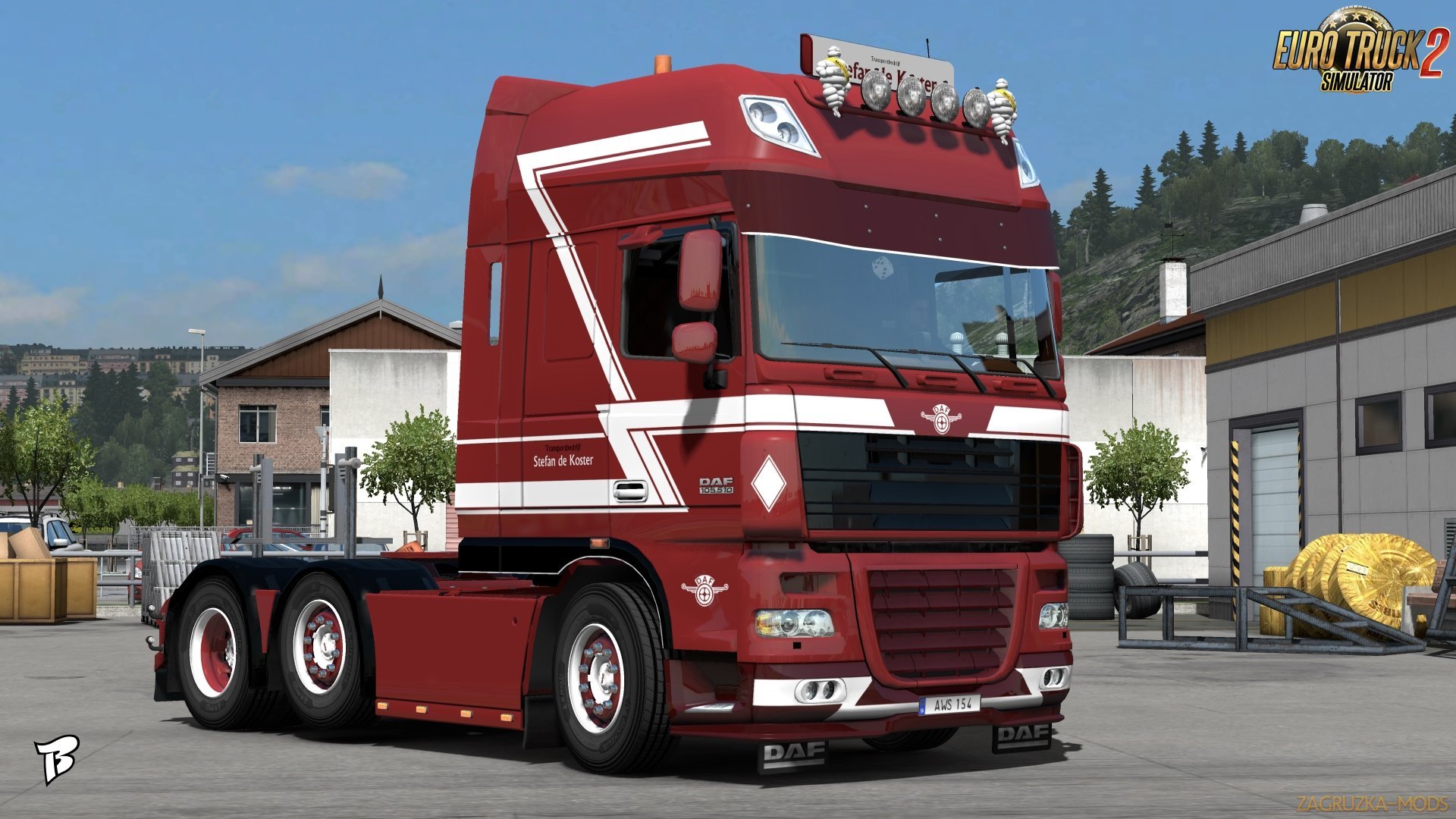 Stefan de Koster Skin for DAF XF 105 v2.0 by Bepreeh (1.31.x) for ETS 2
