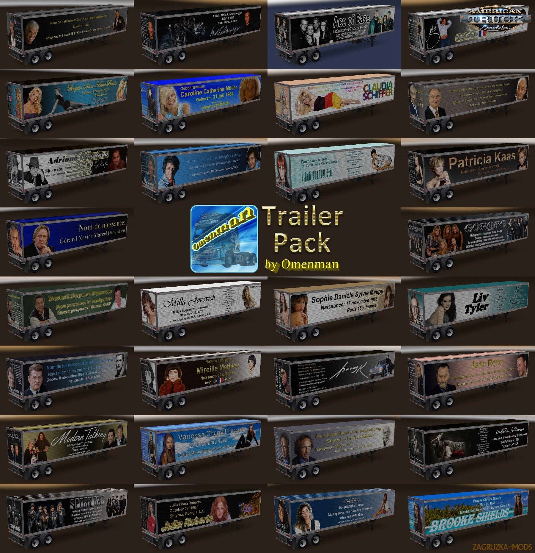 Trailer Pack Stars v.1.04.00 for Ats Trailer Pack Stars v.1.04.00 for Ats