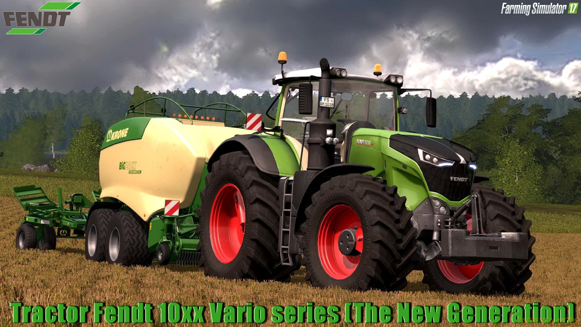 Fendt 10xx Vario series (The New Generation) v1.0 for FS 17
