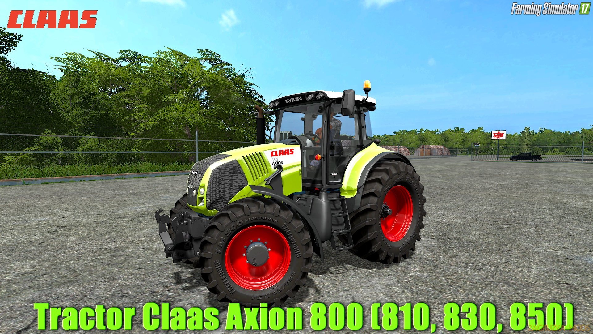 Claas Axion 800 (810, 830, 850) v4.0 for FS 17