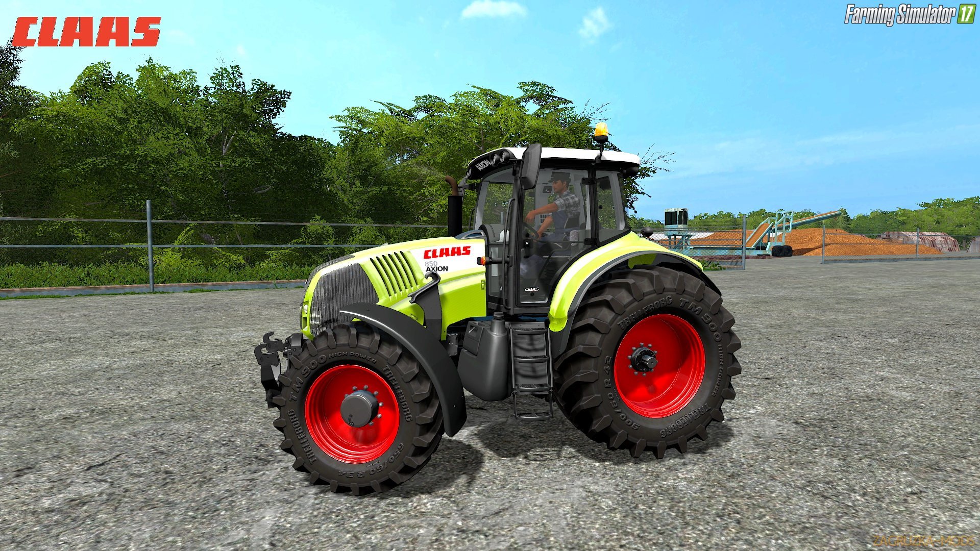 Claas Axion 800 (810, 830, 850) v4.0 for FS 17