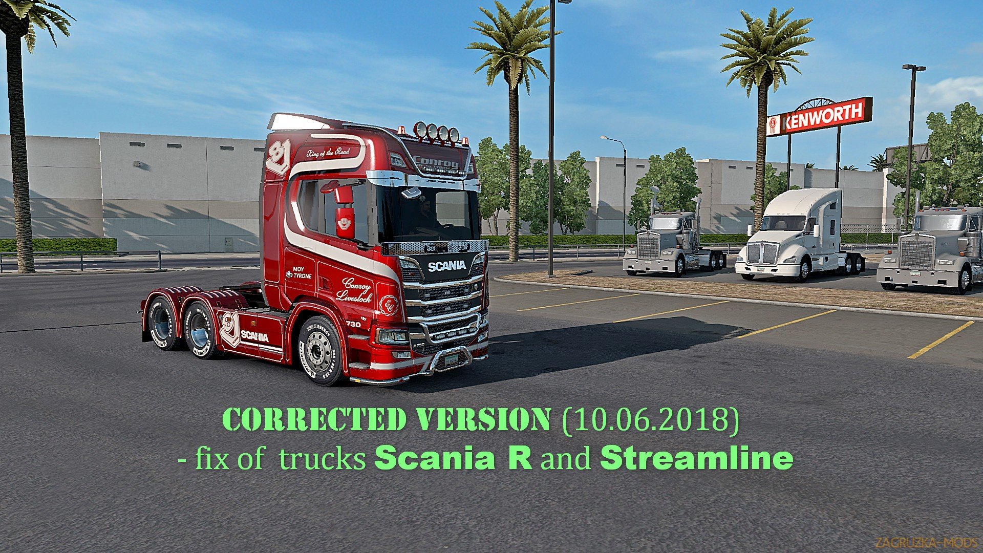 Scania trucks for ATS (Fixed Version) by bobo58 for ATS